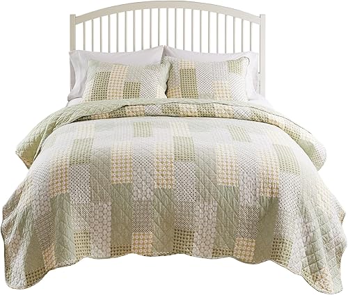 Miniatura 4 de Juego de edredón Juniper King, color salvia