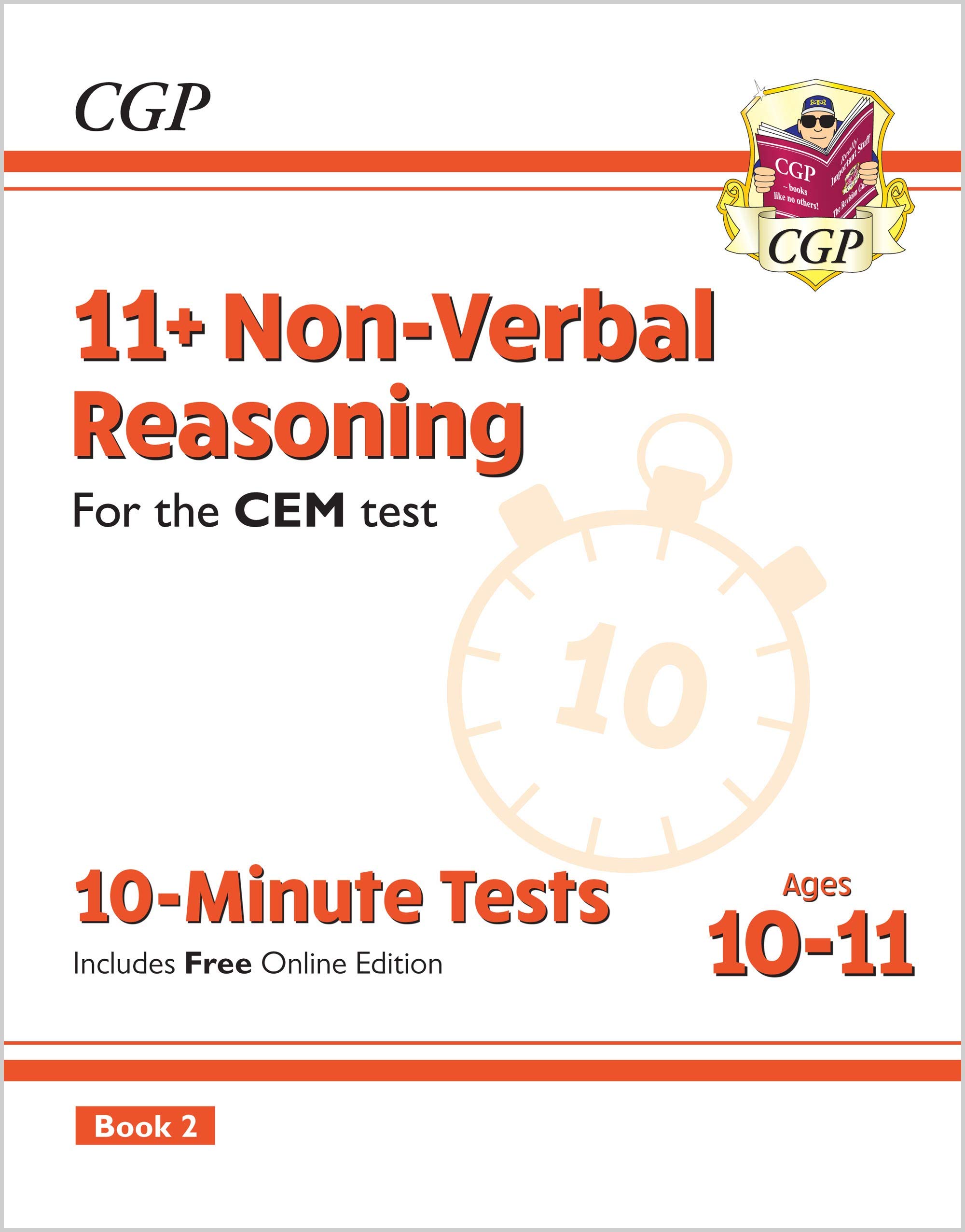 11+ CEM 10-Minute Tests: Non-Verbal Reasoning - Ages 10-11 Book 2 (with Online Edition)