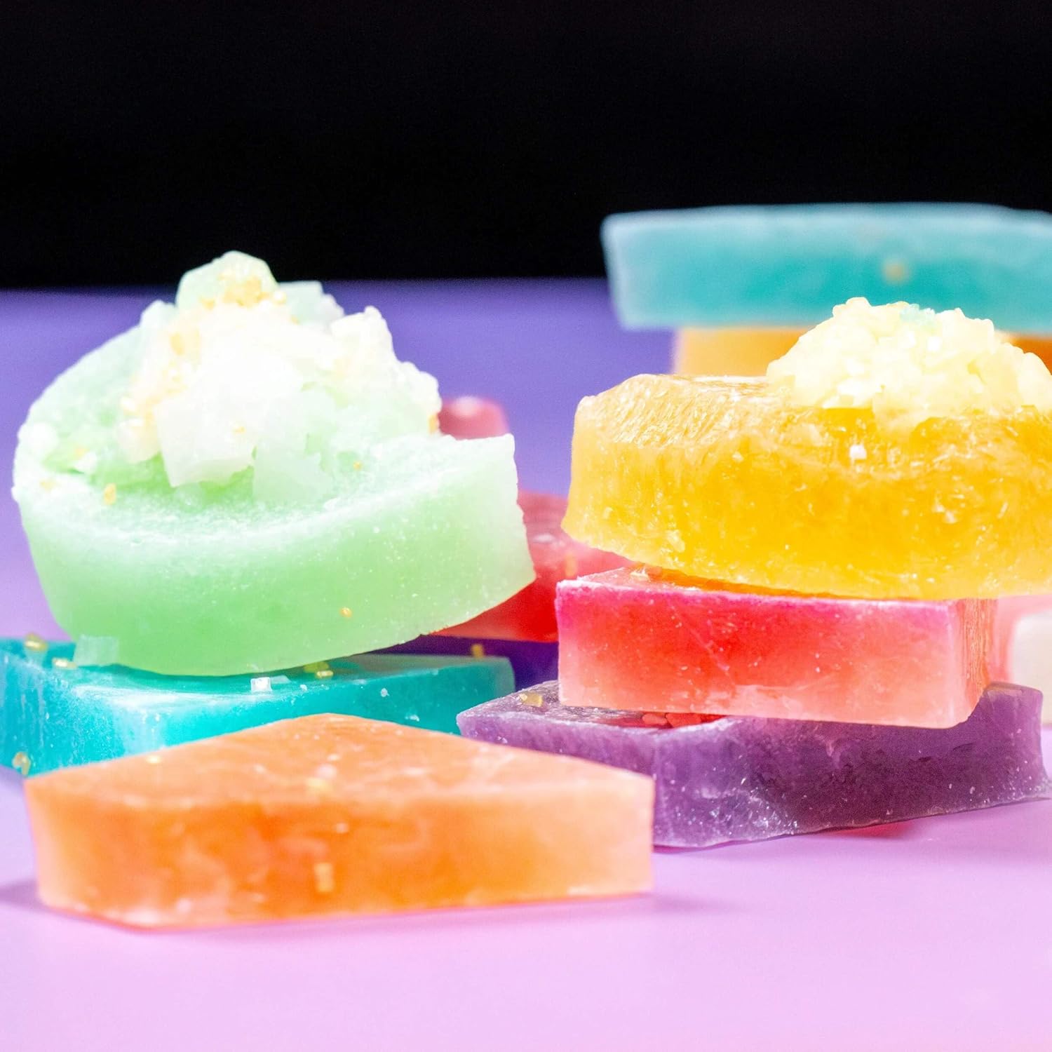 Silky Gem® Treasure Box Collection: 16-Piece Multi-Flavor Assortment – Handcrafted Edible Jewelry & ASMR Crystal Candy – Vegan, Gluten-Free Gourmet Gift