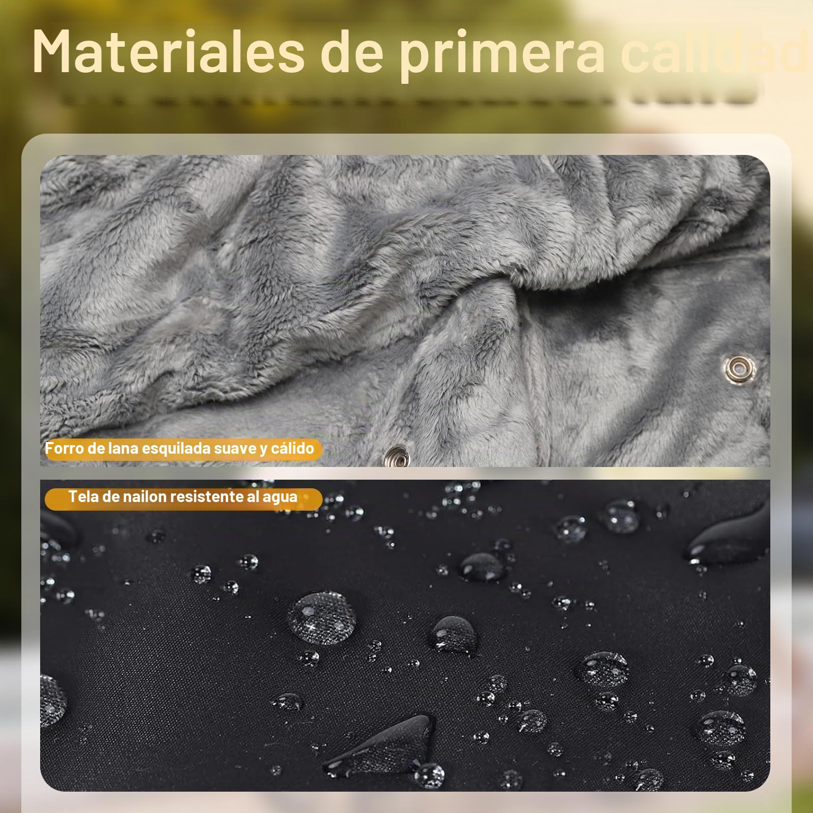 Calienta Manos para Cochecito - Manoplas para Carrito de Bebé - Guantes Impermeables y Cortaviento con Forro Polar - Accesorio de Invierno para Cochecito, Silla de Paseo y Remolque de Bicicleta