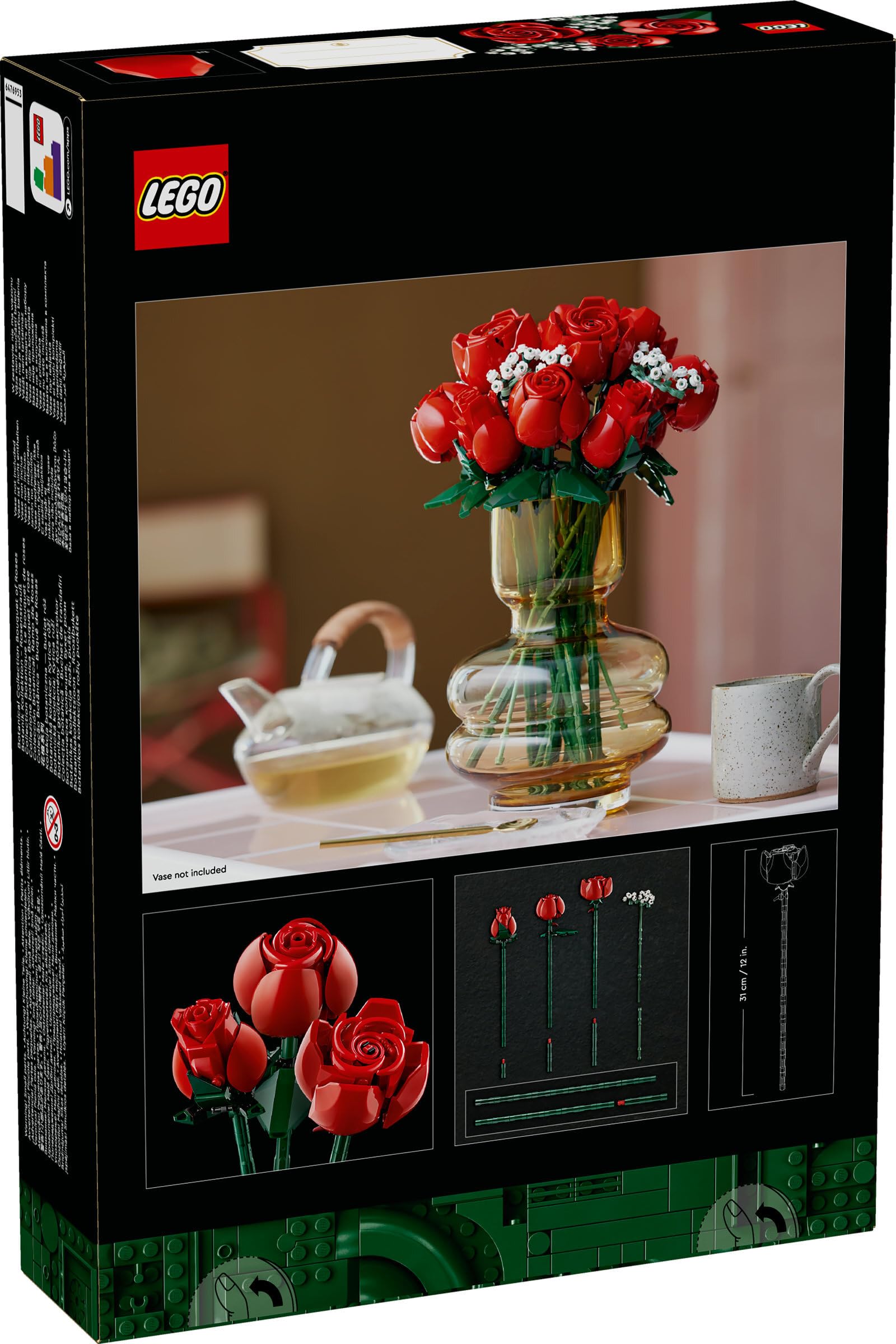 Amazon.com: Lego Flower Set: 10328 Rose Bouquet & 10311 Orchid