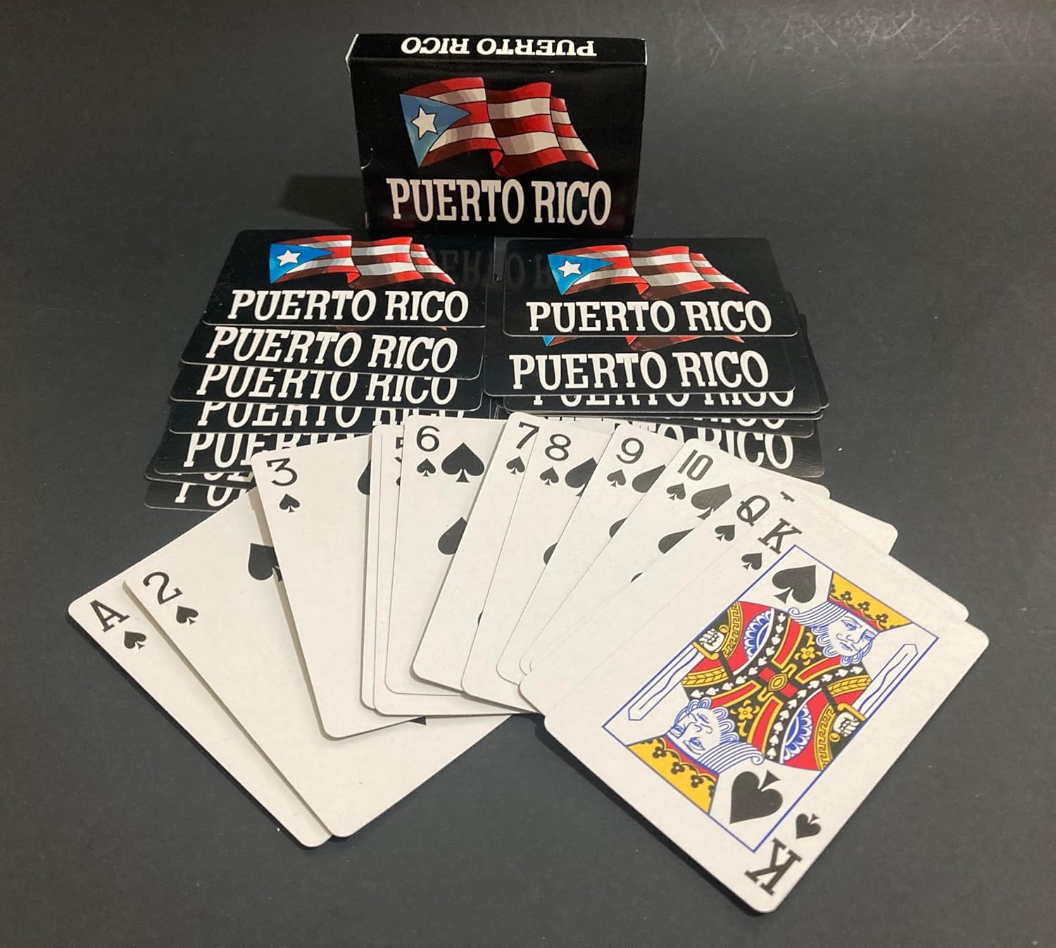 PRK 14 Puerto Rico Playing Card Deck Colorful Design Featuring Puerto Rican Flag Great for Card Enthusiasts and Collectors