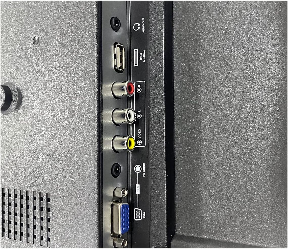 Close-up of USB, Composite, and VGA ports