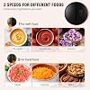 300W Fruit & Vegetable Chopper 2L Food Processor Small Meat Grinder Electric Dicer with 2 Speeds, 4 Bi-Level Blades,for Meat,Fruits,Smoothie, Vegetables,Onion,Garlic and Nuts