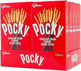 Pocky Chocolate Cream Covered Biscuit Sticks 2.47 oz Pack of 10