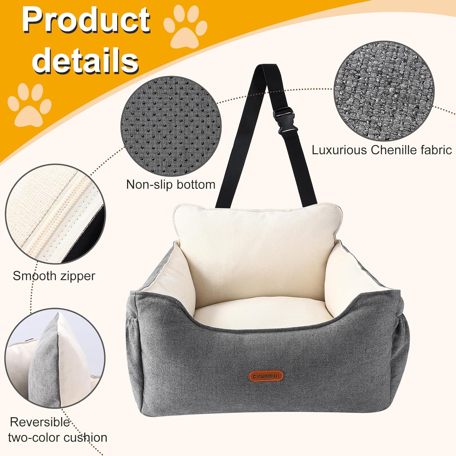 Ultimate Comfort: Review of the Portable Dog Car Seat for Small Dogs