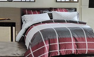 Noor's Collections - 3Pcs Complete Duvet Set /Quilt Cover With Pillow Cases - Bedding Quilt Cover Set - Polycotton - Duvet Cover Sets Available in Sizes Single, Double, King (King, Color 02)