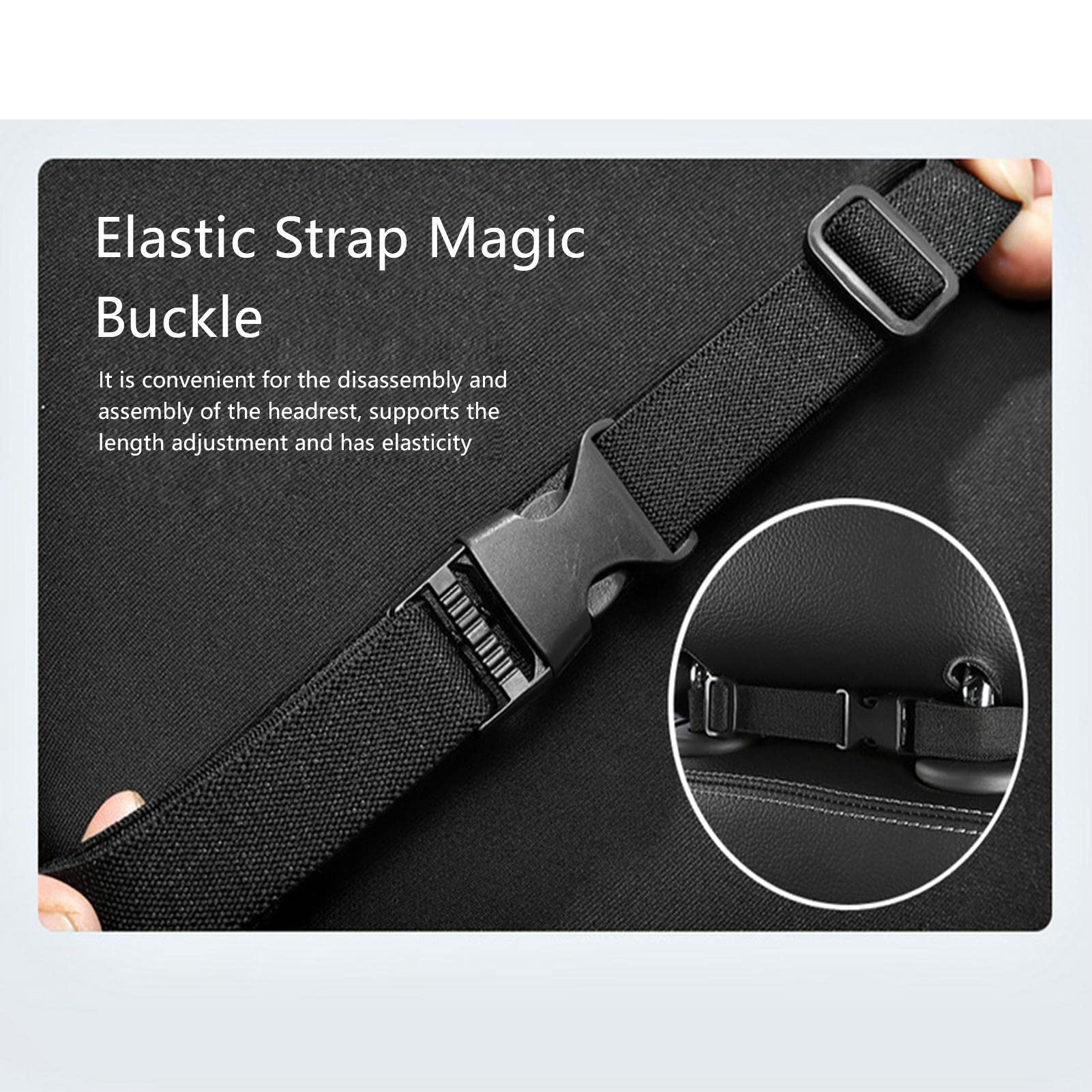 Cuscino per Il Collo dell'auto per la Guida, Supporto per Il Collo dell'auto per Il Sedile di Guida, Supporto Lombare per poggiatesta in Memory Foam, Cuscino per poggiatesta per Auto per Supporto ce