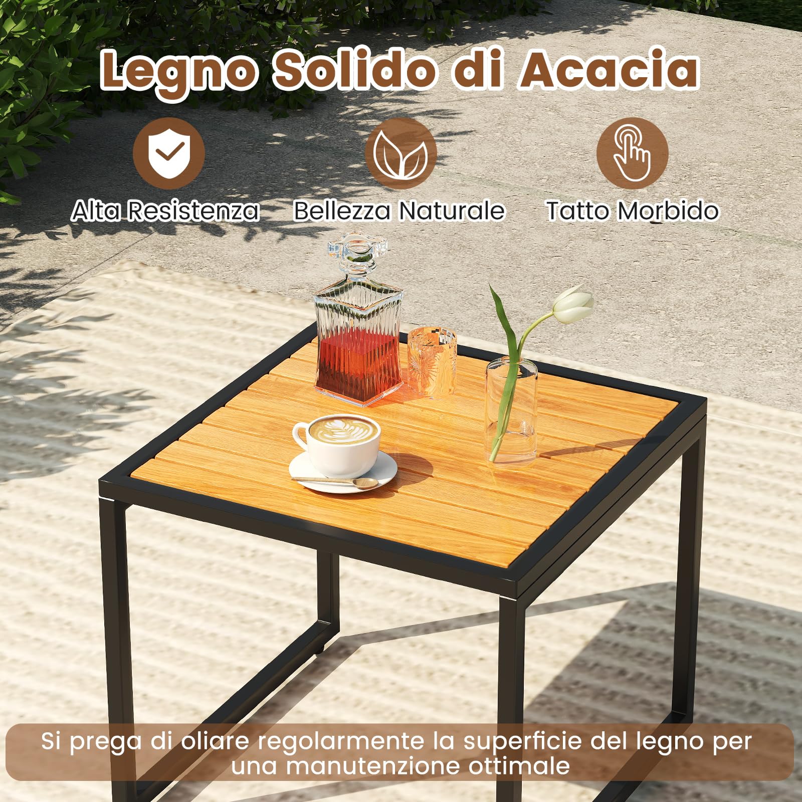 COSTWAY 5 Pezzi Set da Esterno in Rattan PE con Cuscini | Set Mobili da Giardino con Sedie Poggiapiedi e Tavolino da Caffè, Poltrone Lounge Salvaspazio per Balcone, Piscina e Cortile