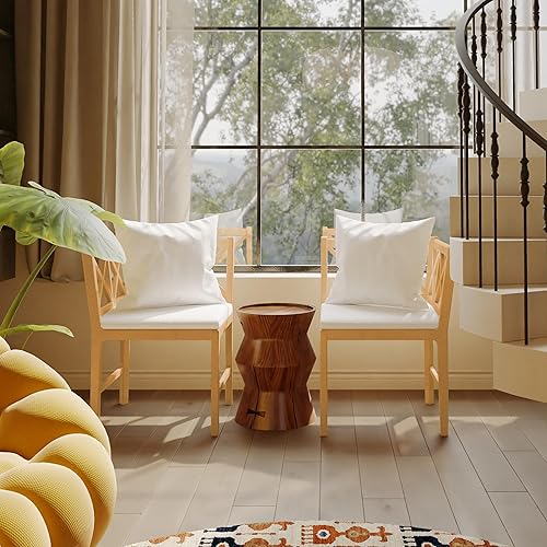 Miniatura 7 de Juego de 2 sillas de comedor modernas, juegos de mesa y sillas y sillas de escritorio con altura de mostrador para cocina, sala de estar,