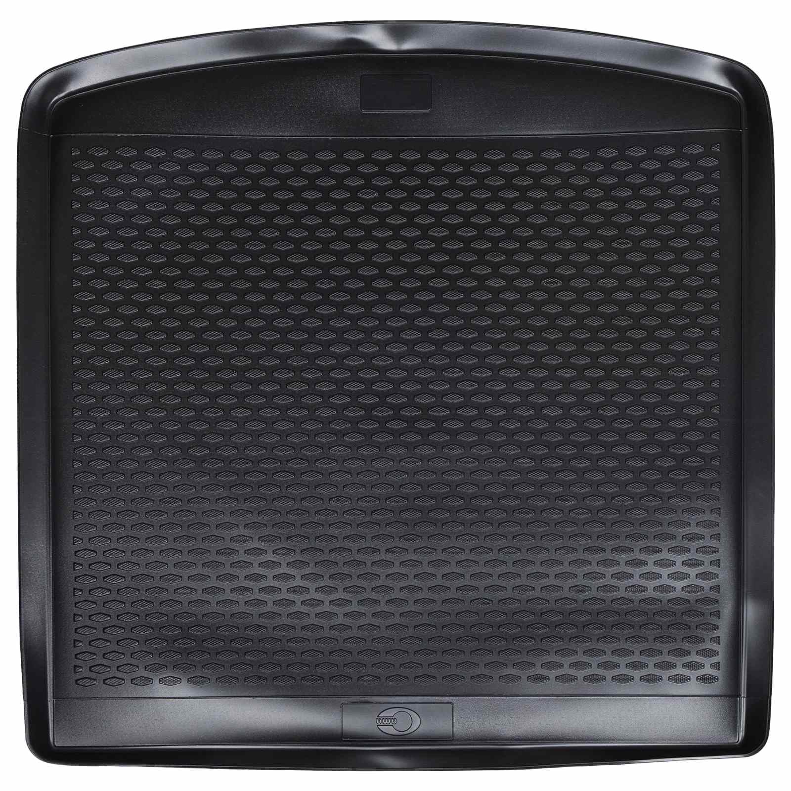 vidaXL Alfombrilla de Maletero Negro Goma, Duradera, Antideslizante, Tela Resistente a Manchas, Ligera, Exteriores, versátil, fácil de Limpiar, Asientos cómodos