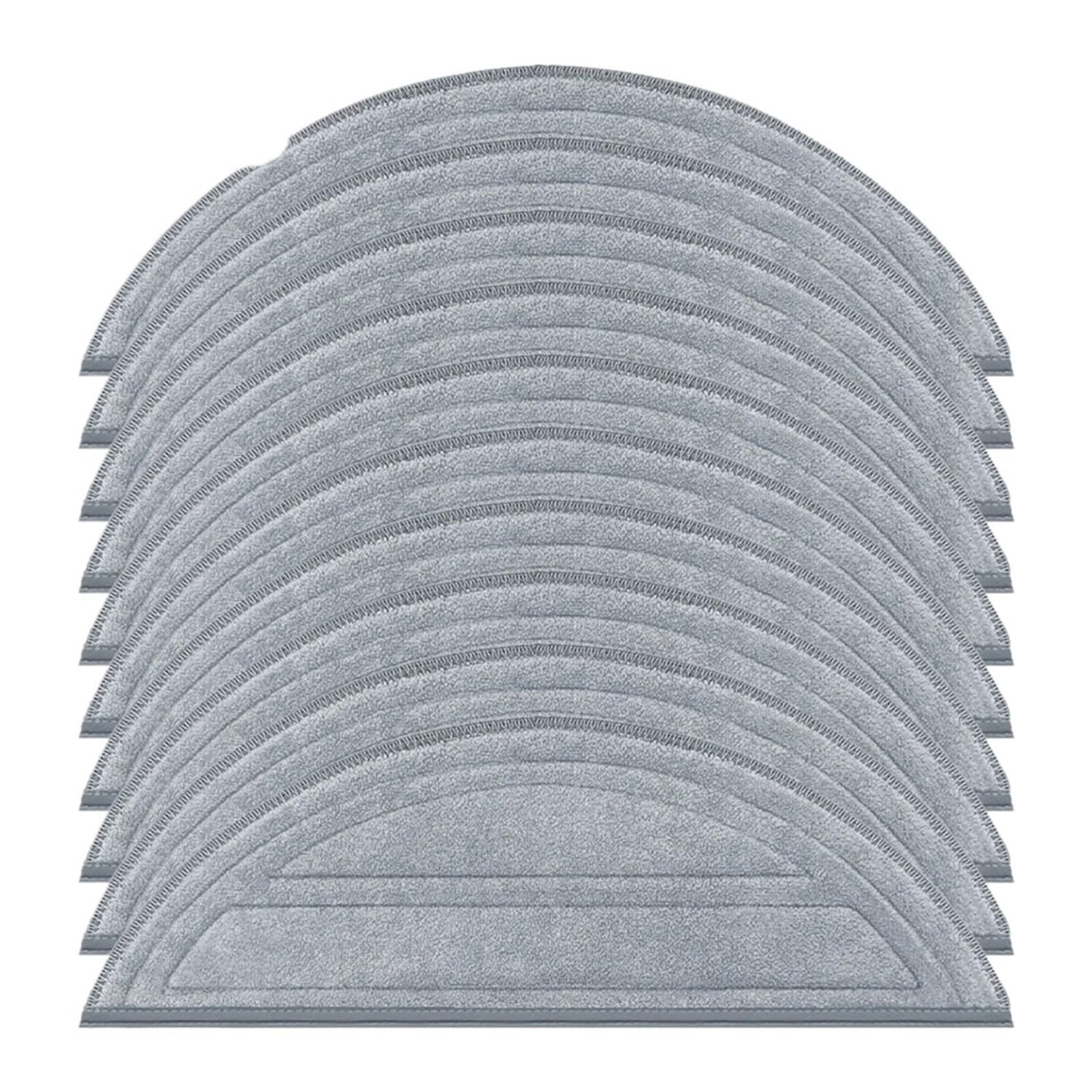 LTDXLNBWQ 4/10Pcs Mop Cloth Pads, Compatible With Roborock Q10 S5 /Q10 S5+ /Q10 VF /Q10 VF+ /Q10V /Q10V+ Vacuum Cleaner Parts Replacement