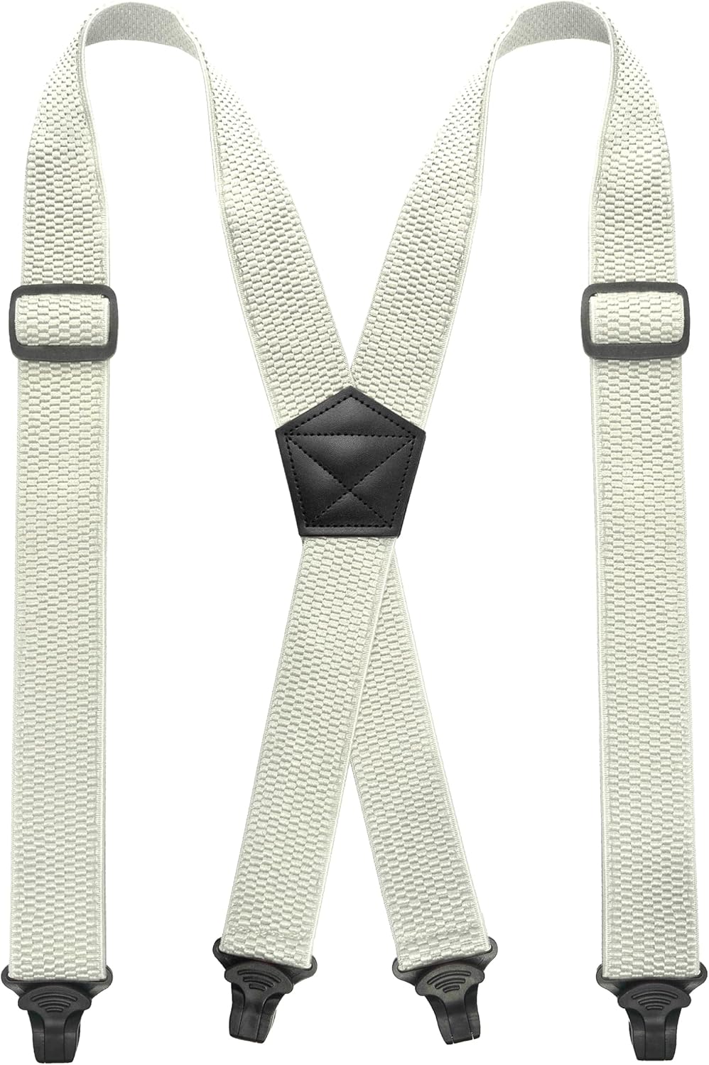 JEMYGINS Heren Outdoor Bretels Y-Type Verstelbare Lengte met Duurzame Kunststof Gespen, Zwart, M