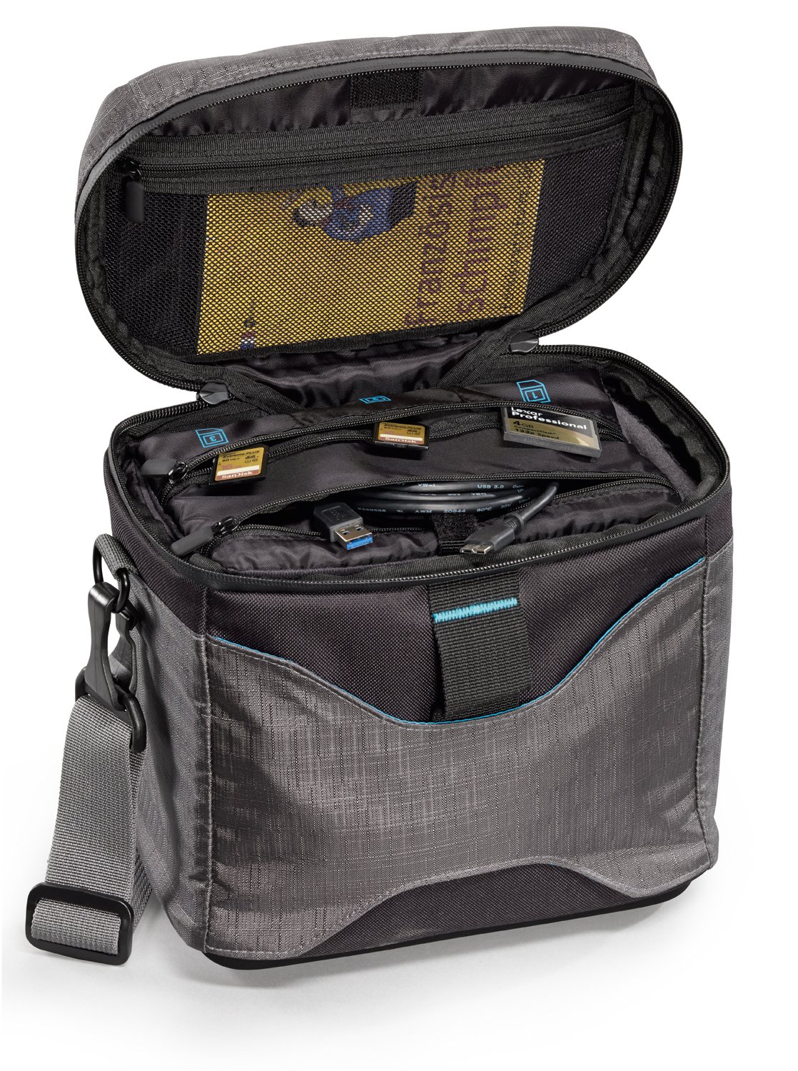 Cullmann 99540 X-CU Outdoor Maxima 200 torba na aparat do średniej wielkości lustrzanki cyfrowej - szary/czarny, Czarny/Szary, 230 x 180 x 130, Sprzęt