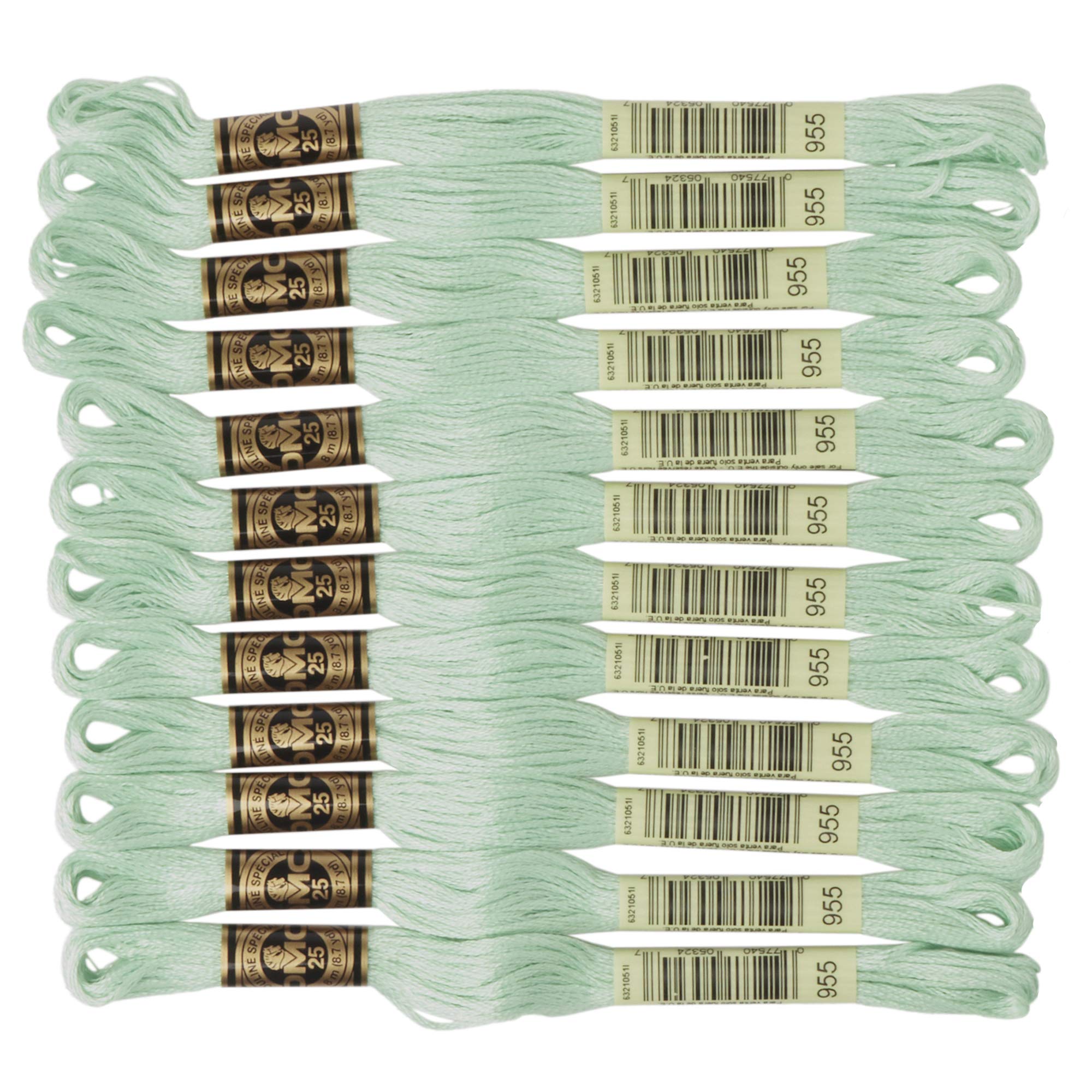 DMC 6-Strand Embroidery Cotton Floss, Light Nile Green