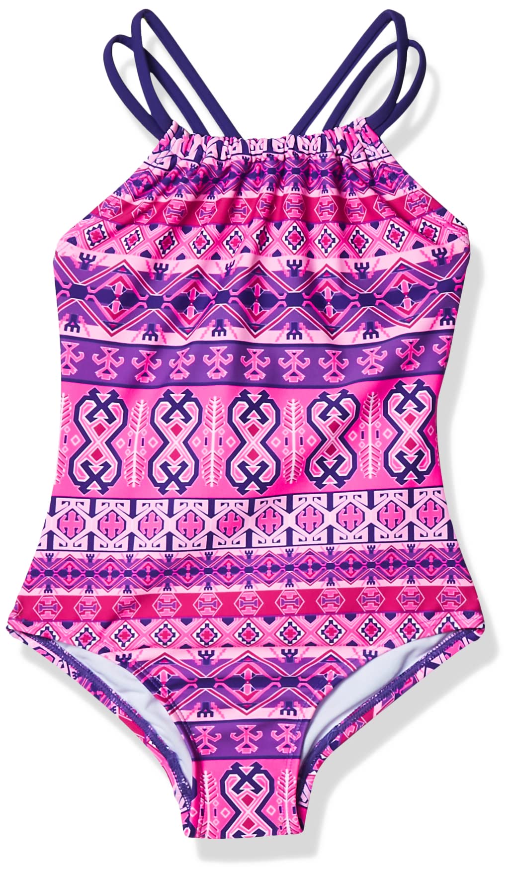 Kanu Surf Girls Jasmine Beach Sport Halter One Piece Swimsuit