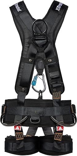 Miniatura 2 de Tractel FUY119M Rescue Y-Style - Arnés de escalada, M, detención de caídas, cinturaesternónespaldaanillos en D laterales, hebilla rápida