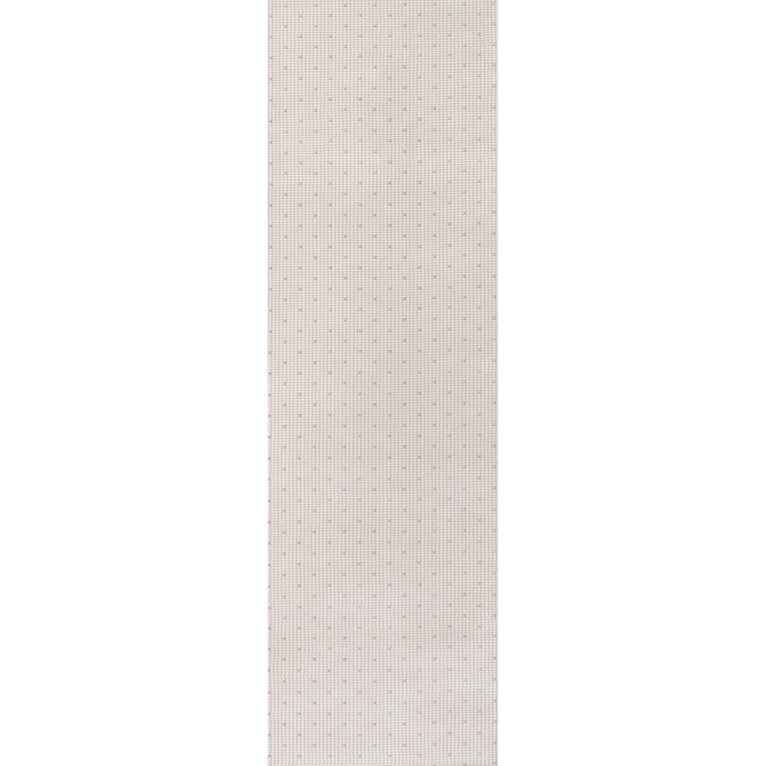 THE RUGS Carmel Modern Area Rug - Stain-Resistant, Non-Shedding, Durable Rugs for Bedroom and Hallway [ Dots Grey, 80x300 cm ]