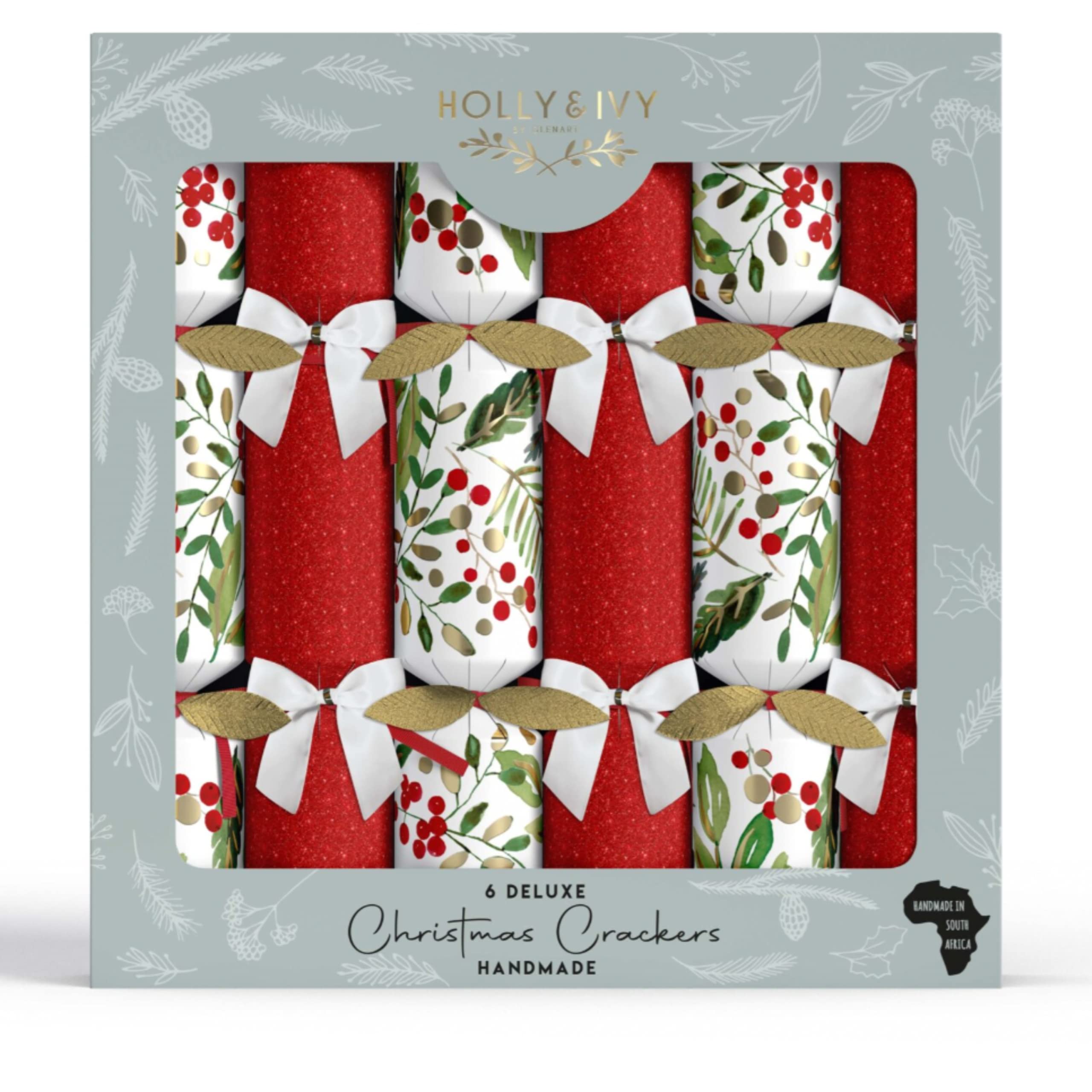 Buy HOLLY AND IVY Christmas Crackers | Christmas Crackers Luxury with