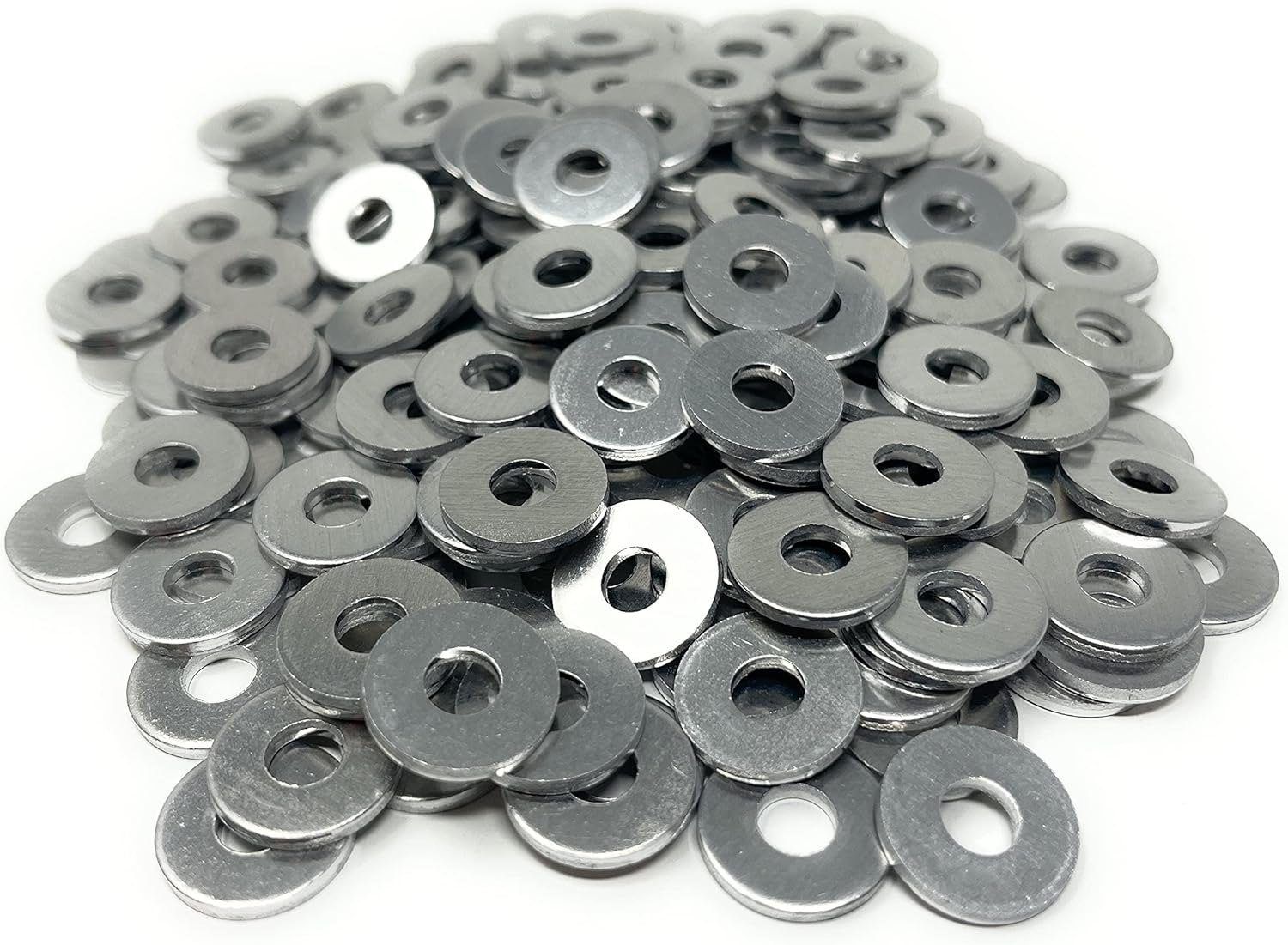 Metal Magery Aluminum Backup POP Rivet Washers for 3/16" Diameter Rivets, Pack of