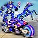Trasformazione del robot cavallo robot della polizia robot degli Stati Uniti