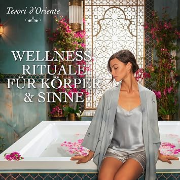 Tesori d'Oriente: Byzantium Aromatic Bath Cream, with Black Rose and Labdanum * 16.9 Fluid Ounces (500ml) Bottle * [ Italian Import ]