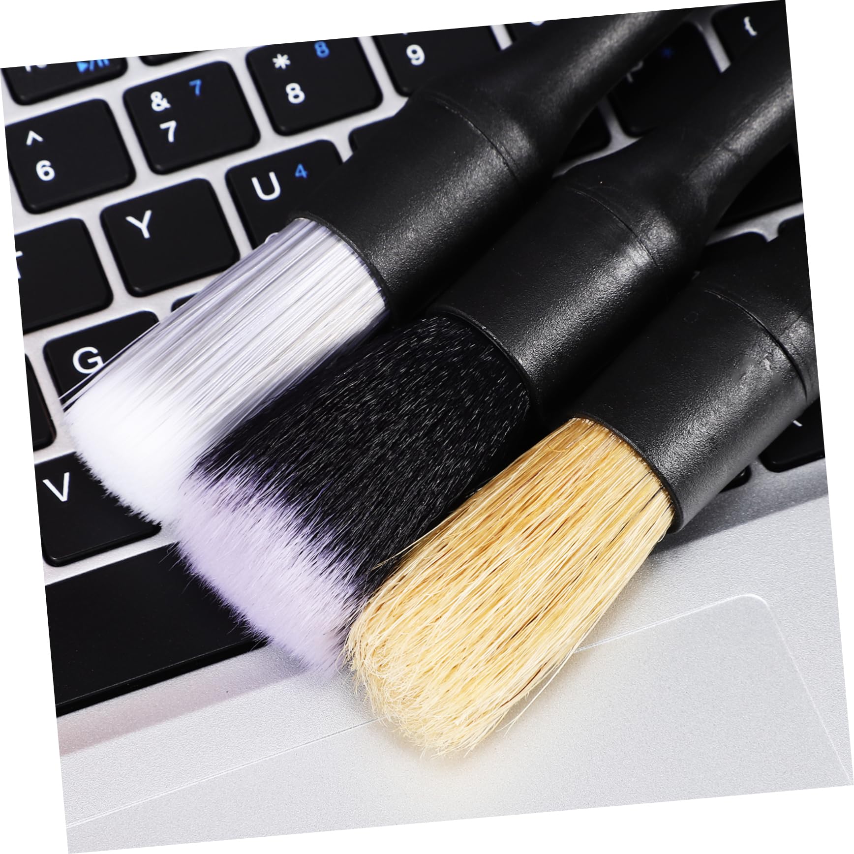 1set Pulizia Auto Professionale Con Pennelli Sostituibili Kit Detailing Per Interni Di Veicoli e Strumenti Ergonomici Per Famiglie e Appassionati Di Auto