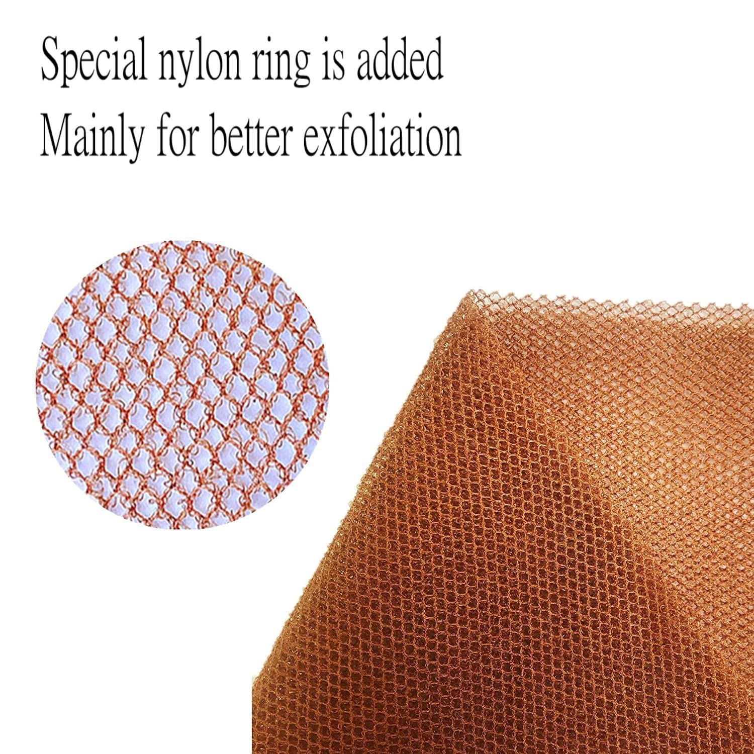 Exfoliante Toalla De Baño,Exfoliating Back Scrubber,Belleza Piel Baño Baño Toalla Toalla Masaje Baño Paño Para Mujeres Y Hombres,Exfoliación,Exfoliación de Espalda y Limpieza Corporal(80CM)