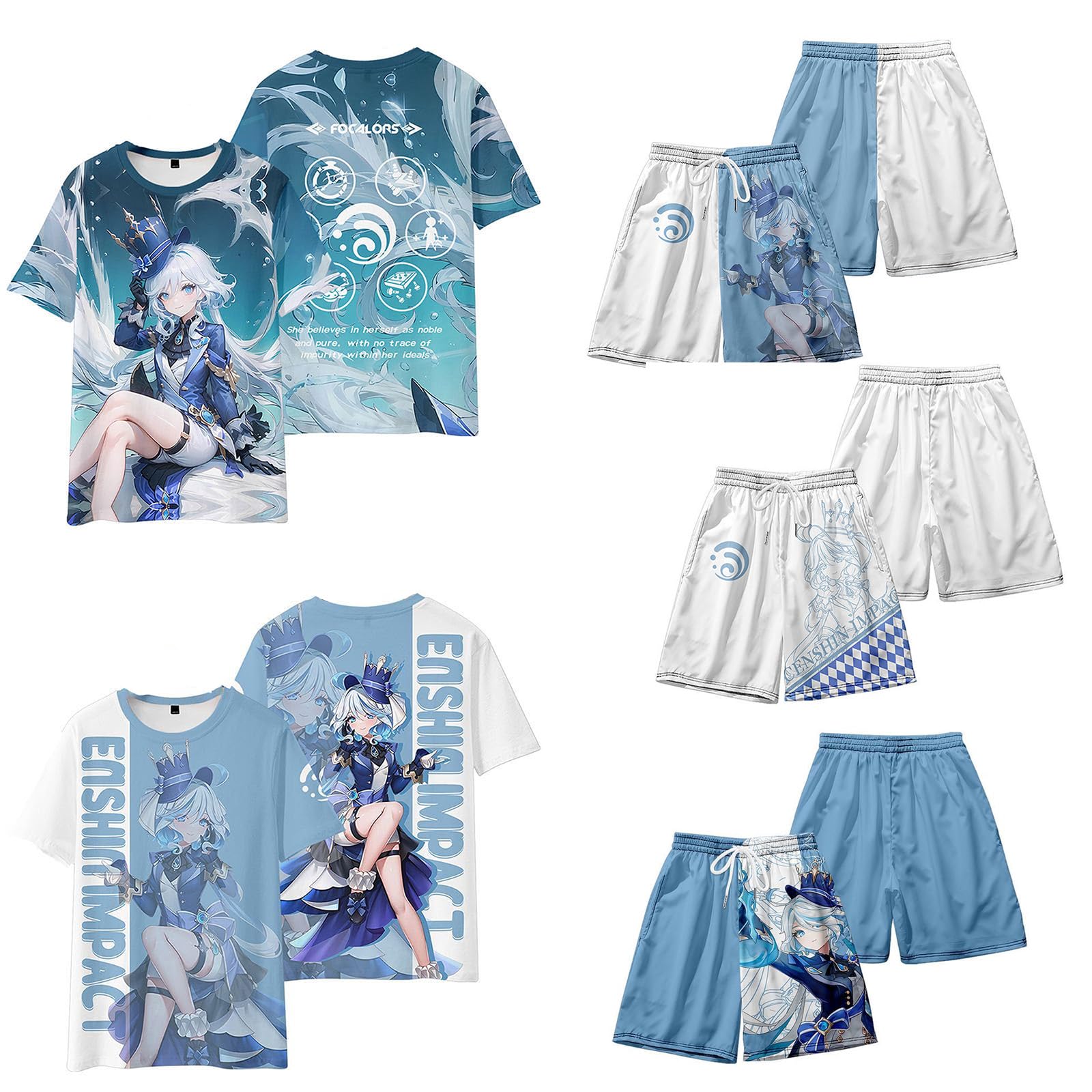 Amazon.co.jp: 原神 フリーナ Tシャツ ズボン ショートパンツ