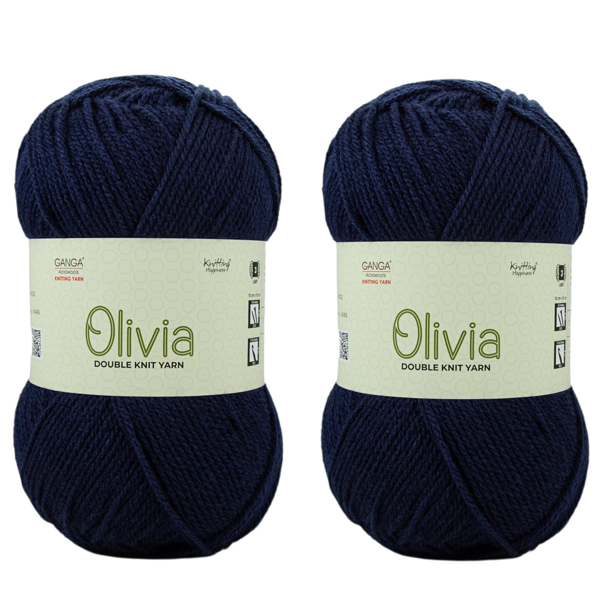 Ganga Acrowools Olivia Yarn - Maroon (2 Balls) -18 Ganga Acrowools Olivia Yarn - Maroon (2 Balls) -18