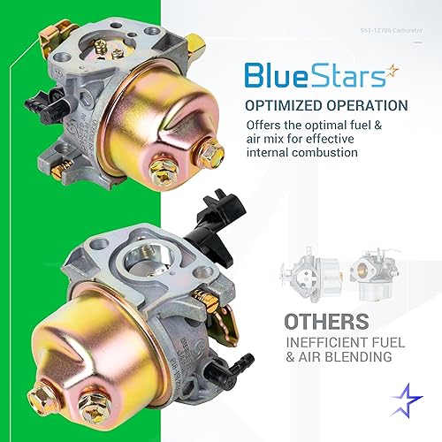 Miniatura 7 de BlueStars Carburador 951-12705 - Para Troy-Bilt Storm 2410 2620 31AS62N2711 31AS2P5C711 24 pulgadas 179cc 208cc Squall 2100 MTD 31AM62EE700