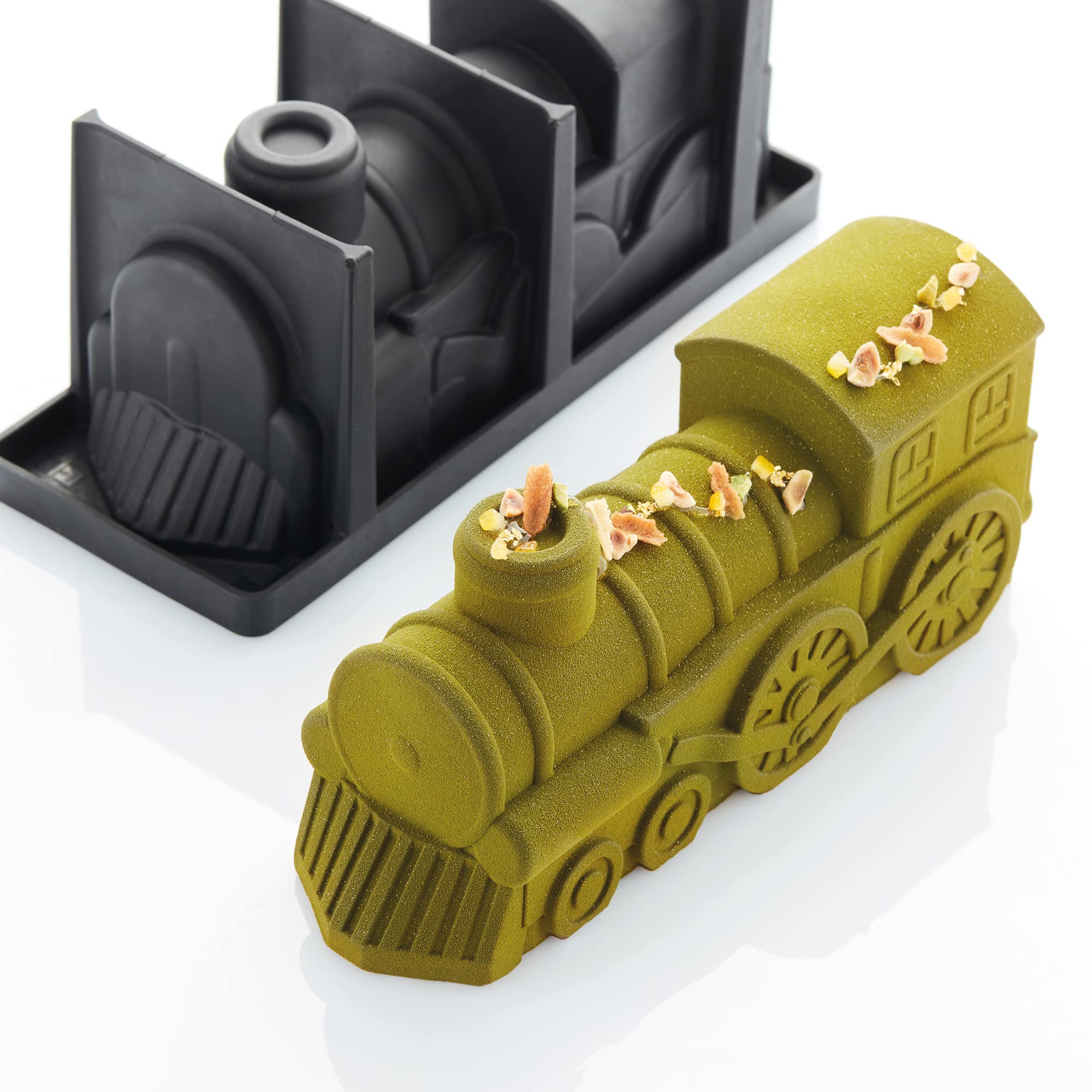 Pavoni Molde de silicona para dulces de Navidad Express Log KE085
