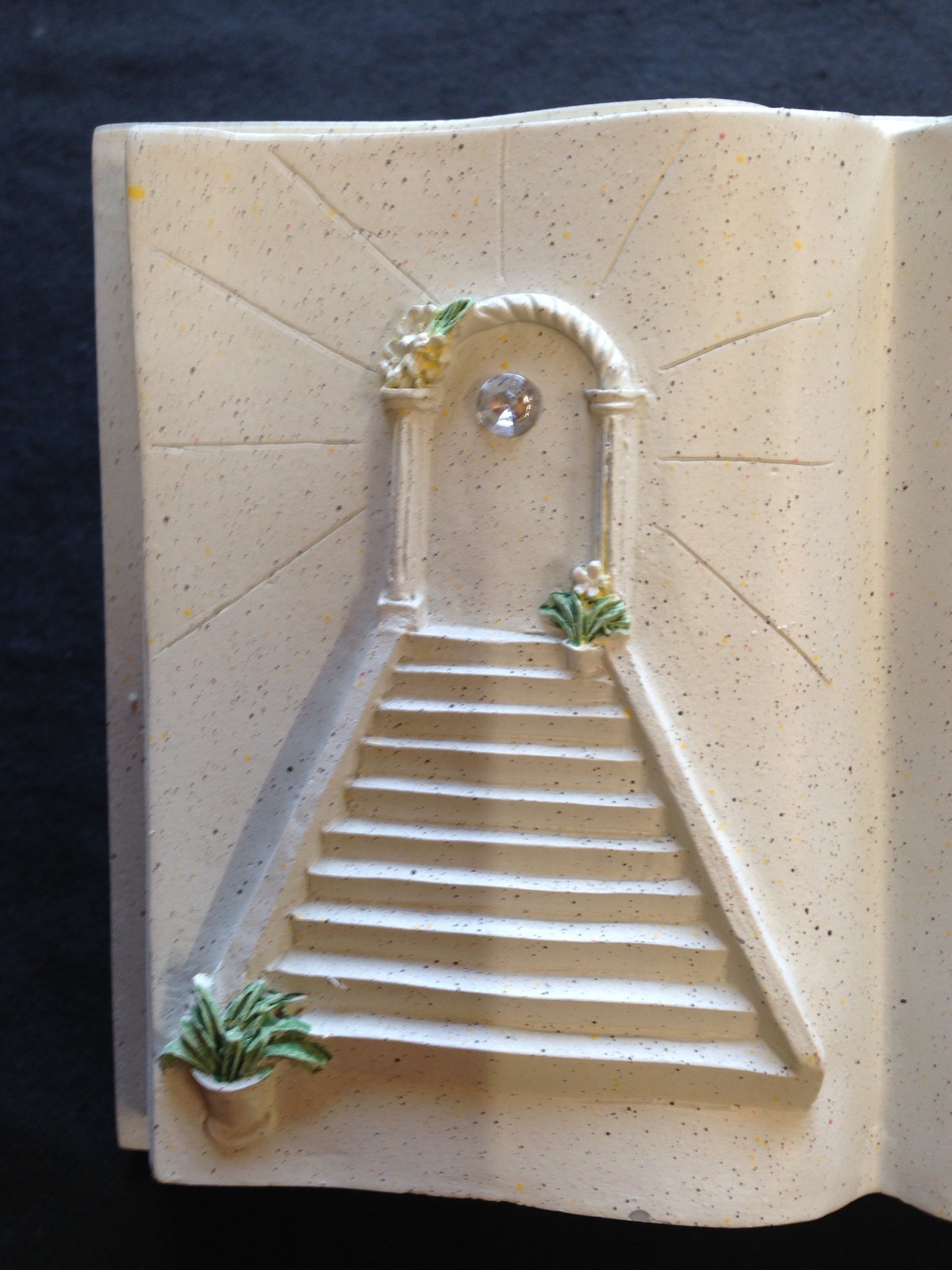 Special Grandma Stairway to Heaven Memorial Stone Book - Image 3
