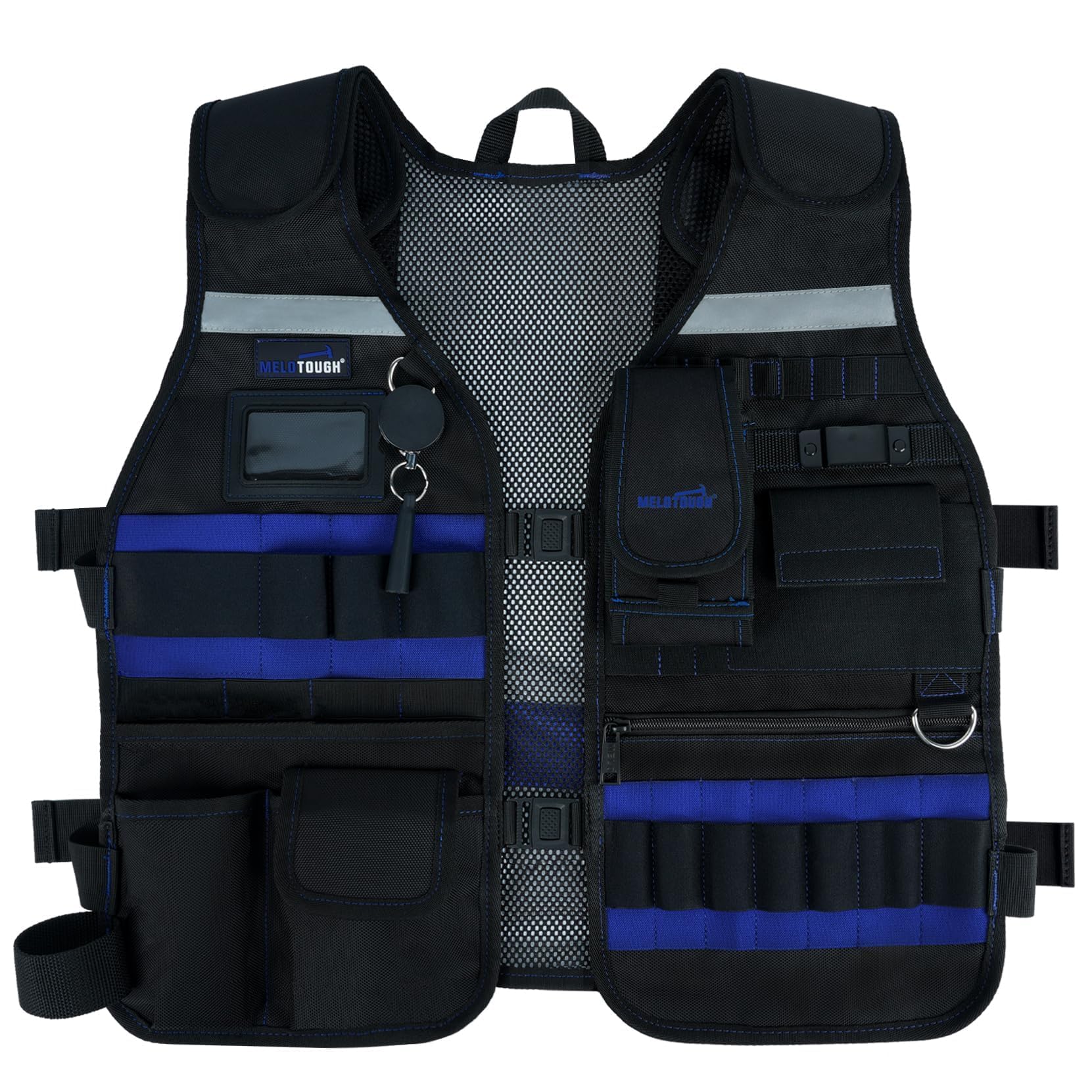 Amazon.com: MELOTOUGH Tool Vest Safety Work Vest with Adjustable