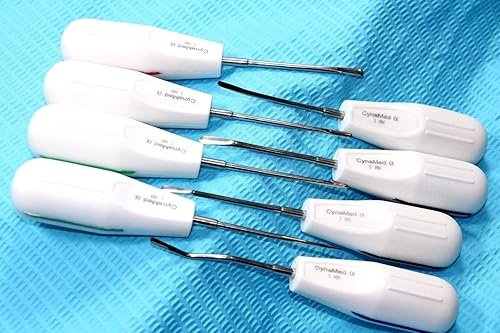 Miniatura 1 de Instrumentos de extracción de luxación dental, elevador de raíz, equipos dentales para dentistas, conjunto de 8 unidades cada uno