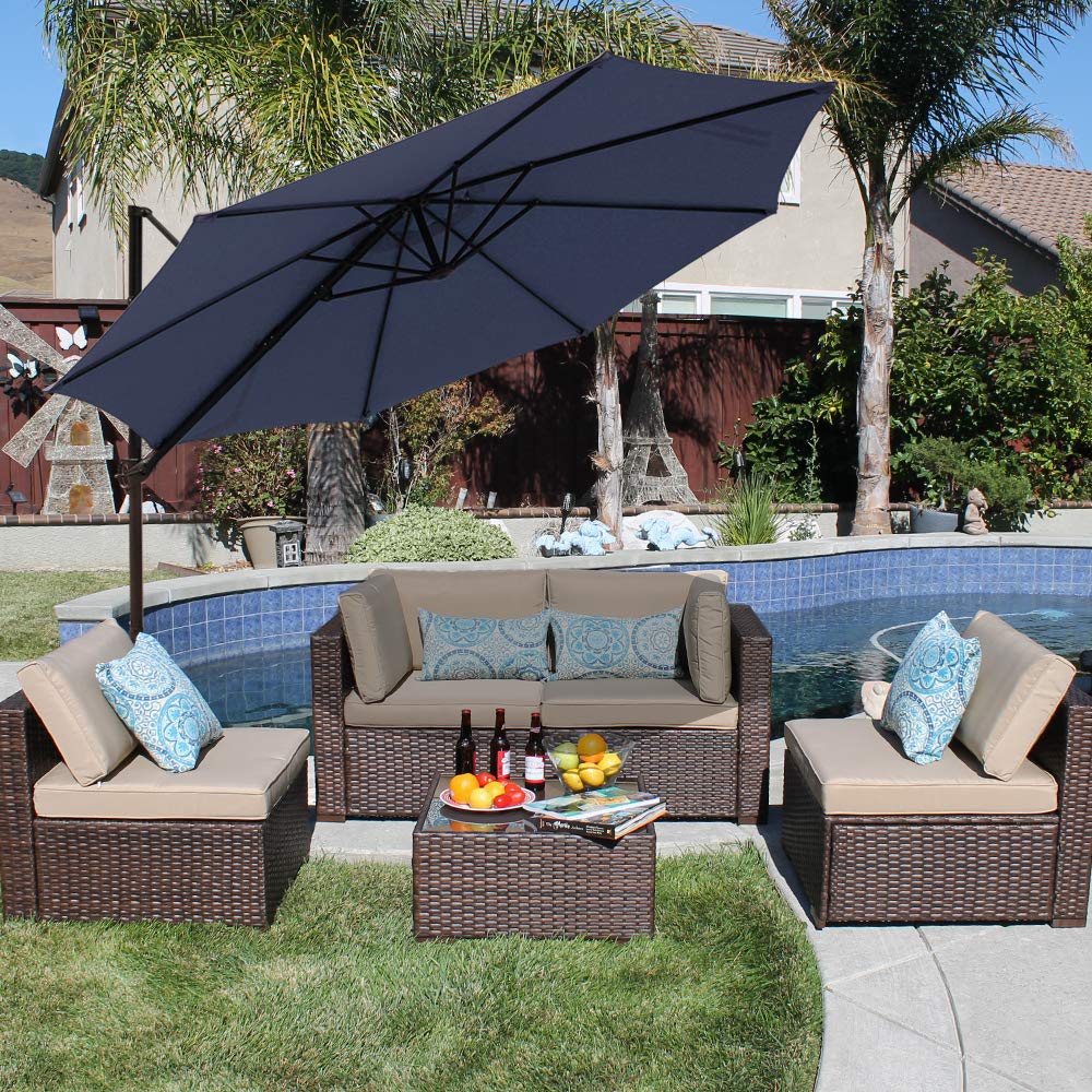 Amazon Com Cobana Cantilever Umbrella