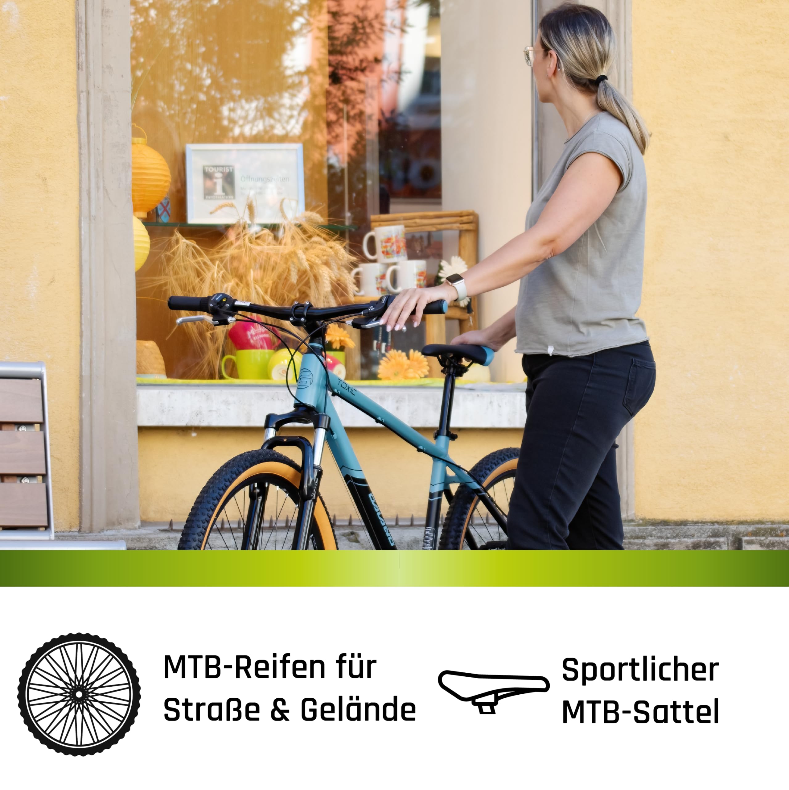 Galano GA260 Mountainbike 26 Zoll ab 160 cm für Damen Herren Mädchen Jungen mit 21 Gang, V-Brakes Fahrrad MTB Hardtail viele Farben, Aluminium, Unisex