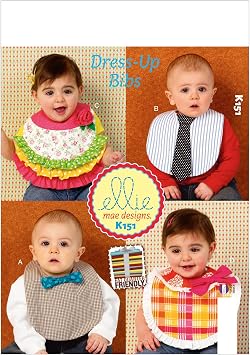 KWIK-SEW PATTERNS K0151 Bibs Sewing Template, One Size