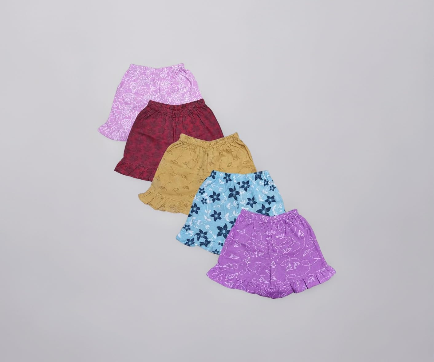 TotzTouch Pack of 5 Girls Shorts