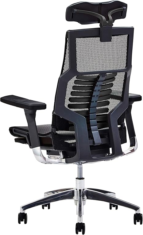 感謝報恩 WINcase オフィスチェア Type-R グレー 315460 幅76×奥行き