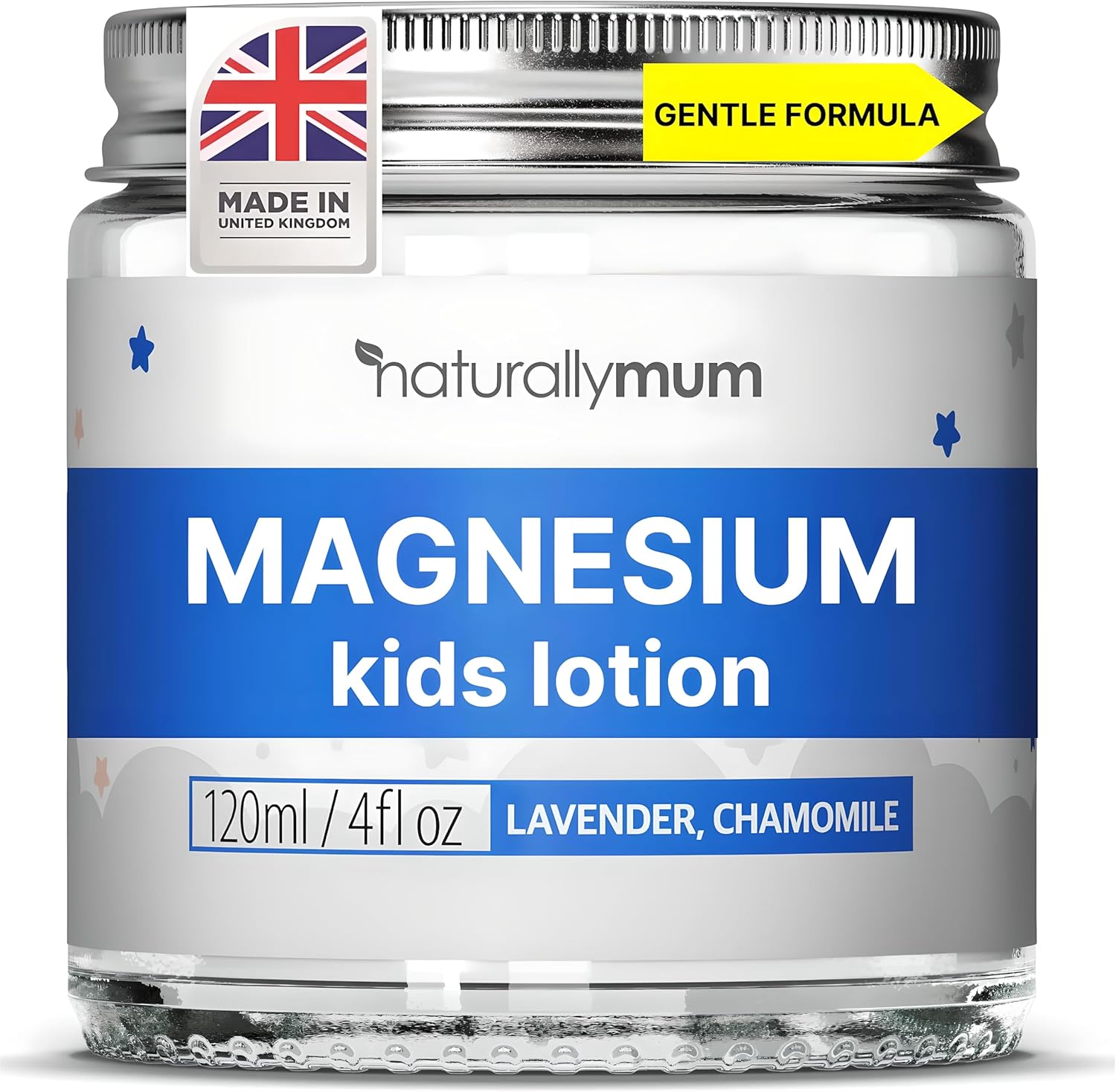 Kids Magnesium Bedtime Lotion for Better Sleep | All-Natural Sleeping Aid for Children | Alternative to Melatonin | Lavender & Chamomile Essential Oil | 120ml