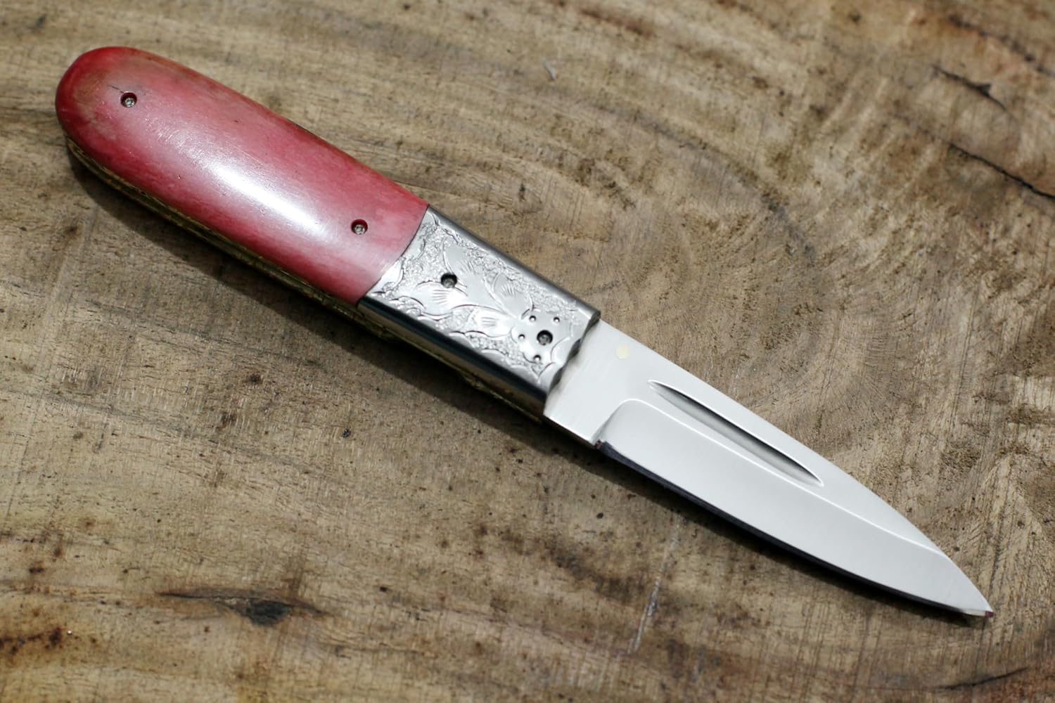 GCS Handmade D2 Steel Handmade Folding Pocket Knife – Tactical EDC Gear for Hunting, Camping, Survival, and Fishing – Full Tang D2 Steel Handle with Buffalo Hide Leather Sheath EDC-GCS 968