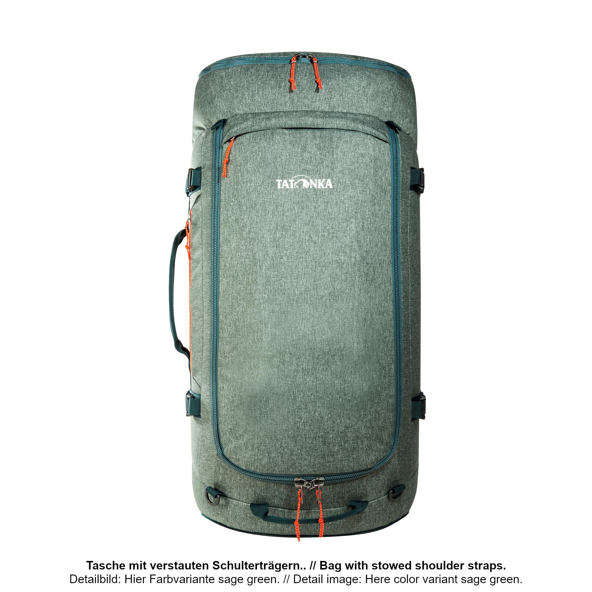 Tatonka Wózek Duffle Roller 80 l – składana torba podróżna z kółkami i funkcją plecaka – możliwość schowania we własnej kieszeni w pokrywie – pojemność 80 litrów