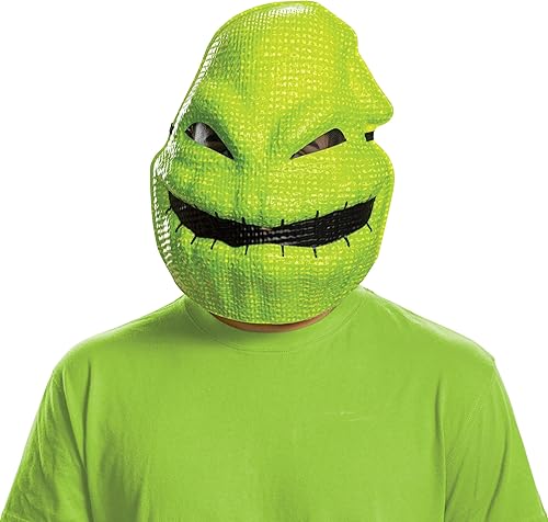 Máscara de Oogie Boogie de El extraño mundo de Disney, accesorio oficial para disfraz de Oogie Boogie, talla única, Oogie Boogie, Tamaño único