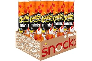 Asteroid Cheetos Minis Canisters, Flamin' Hot, 3.625 Ounce (Pack of 6)