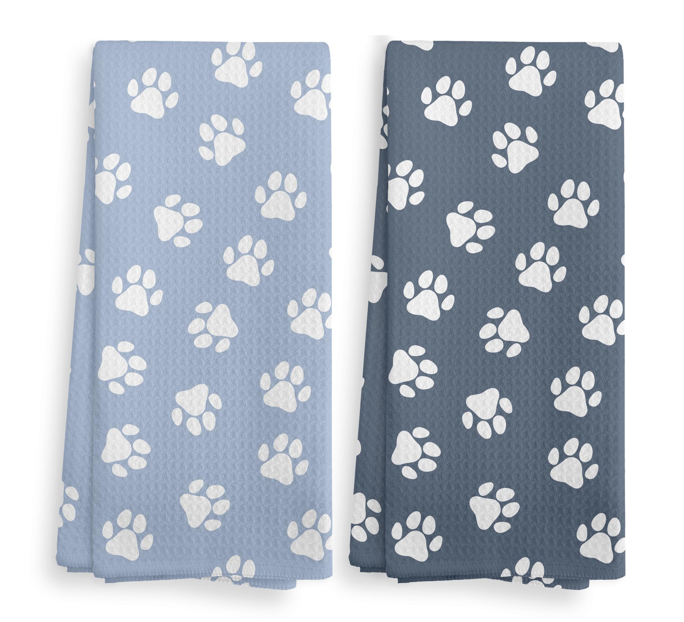 Amazon.com: NOQL Dog Paw Hand Towel, Dog Paws Kitchen Towels and ...
