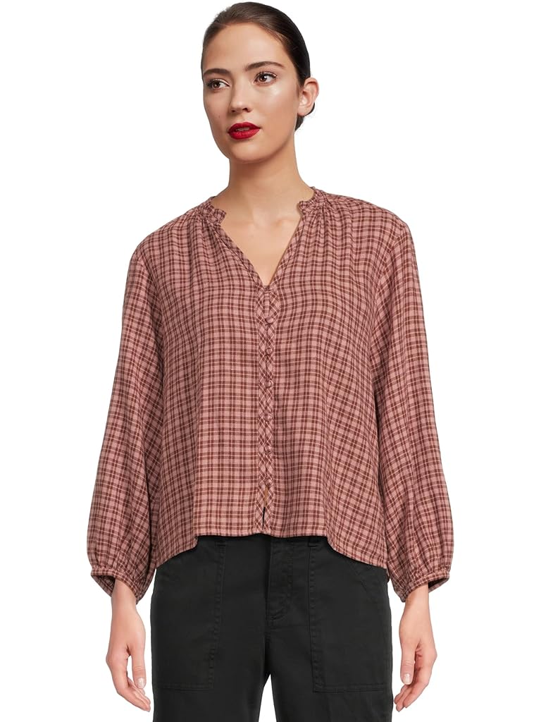 Pink L.L.Bean Signature Portland Popover Shirt