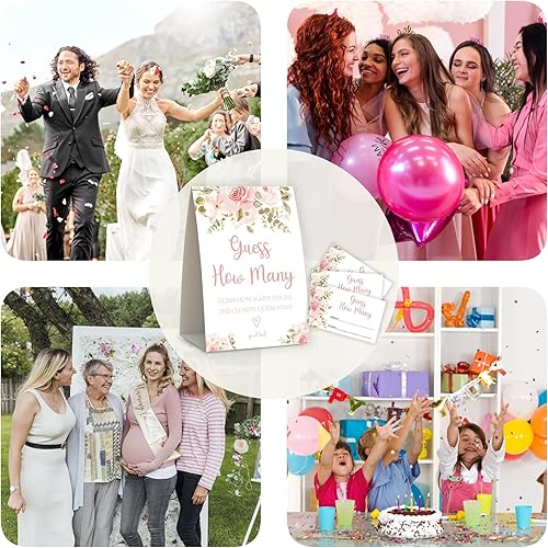 Miniatura 5 de Juego de ducha boho, How Many, juegos de baby shower, juegos de despedida de soltera, juegos de despedida de soltera, juegos de fiesta de