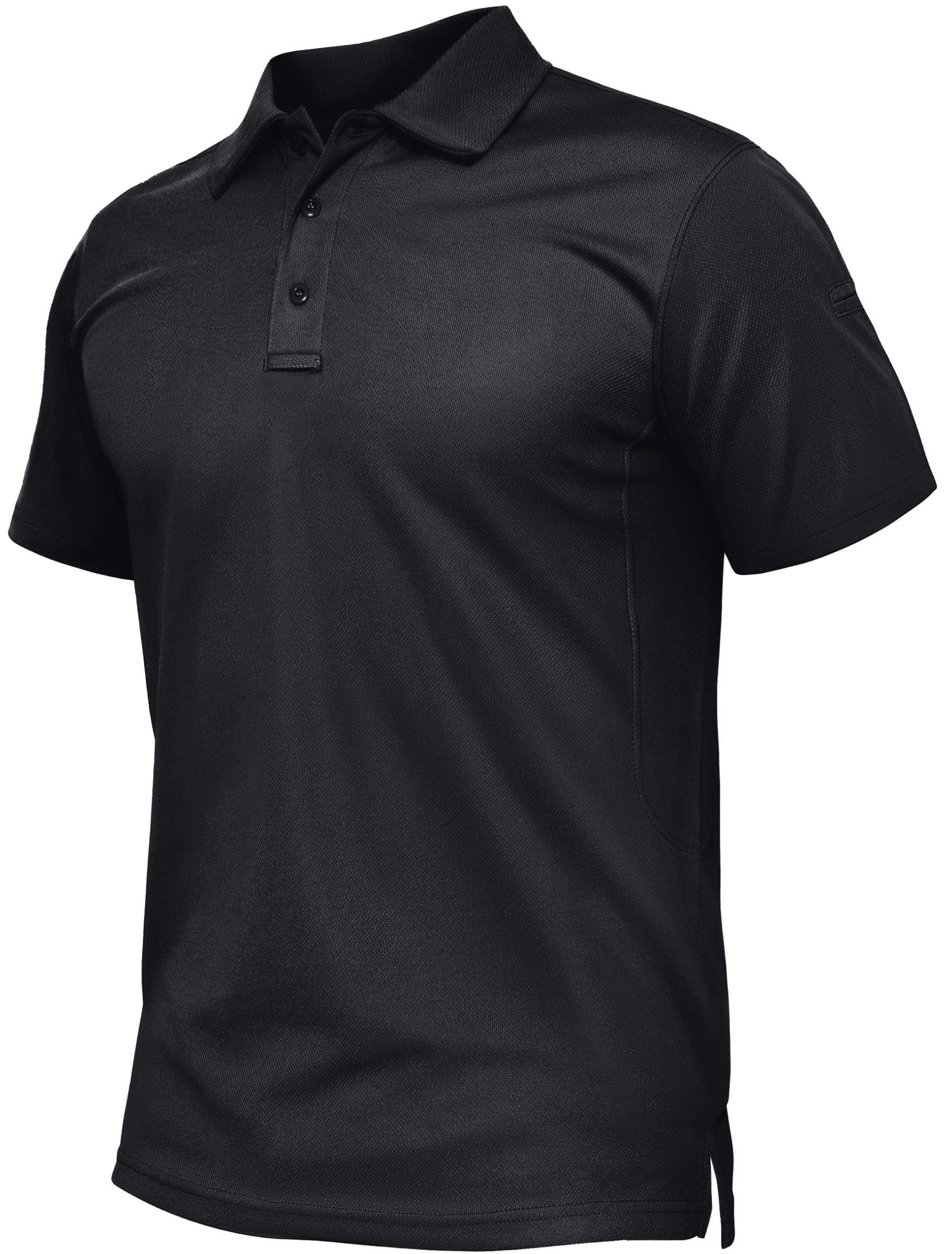 Men's Polo Shirts Performance Quick-Dry Moisture-Wicking Casual Golf Shirt Long and Short Sleeve