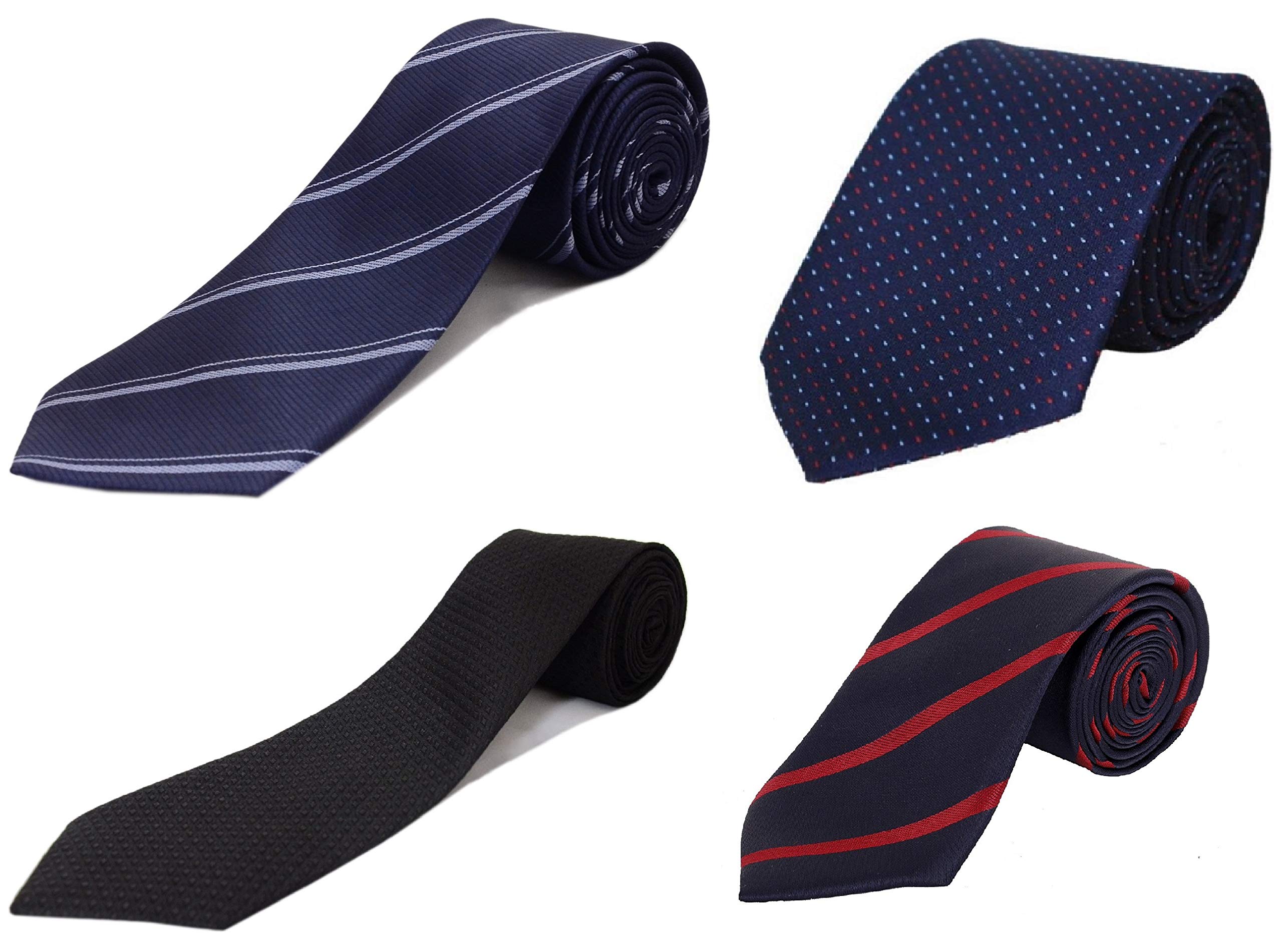 alcove...refine your image Alcove Pack Of 4 Designer Formal Tie For Men And Boys(2.75'' Broad)-picture-14